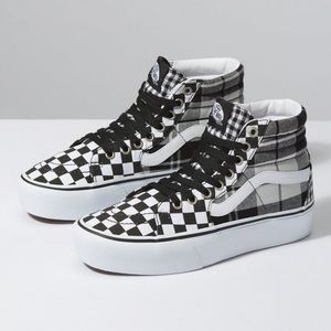 sk8 hi platform checkerboard